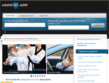 Tablet Screenshot of coursici.com